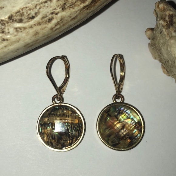 Rutilated Quartz Leverback Earrings - Picture 2 of 8